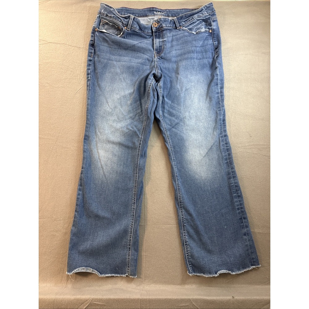 Maurice's Edgely Jeans Size 22 Reg Raw Hem